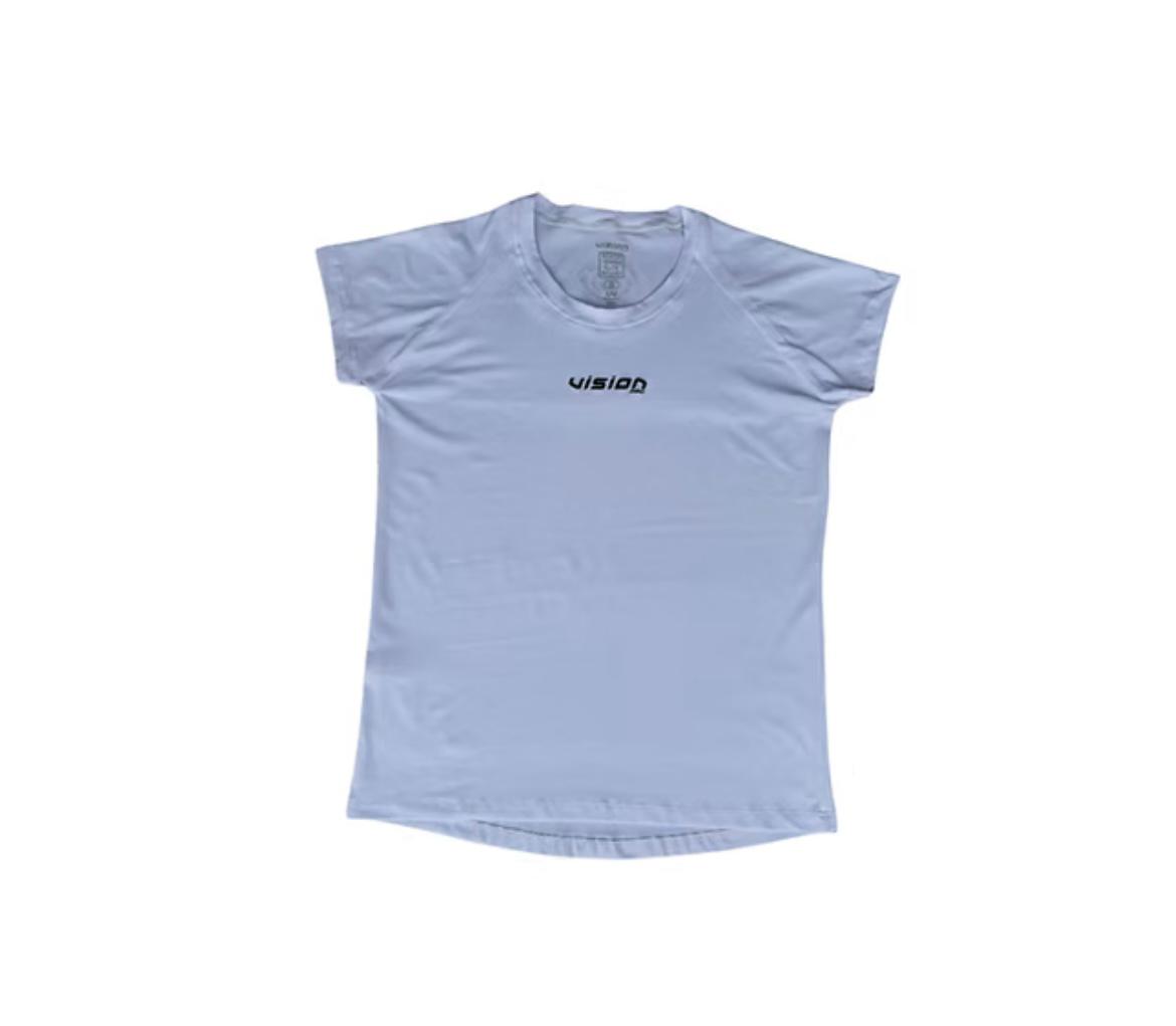 Camisa Baby Look Reflex White