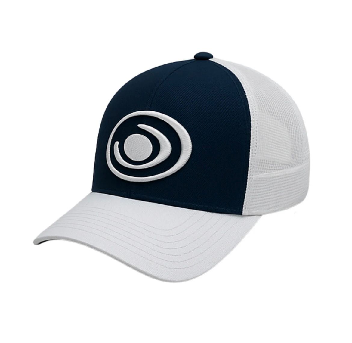 Boné Trucker White Marinho