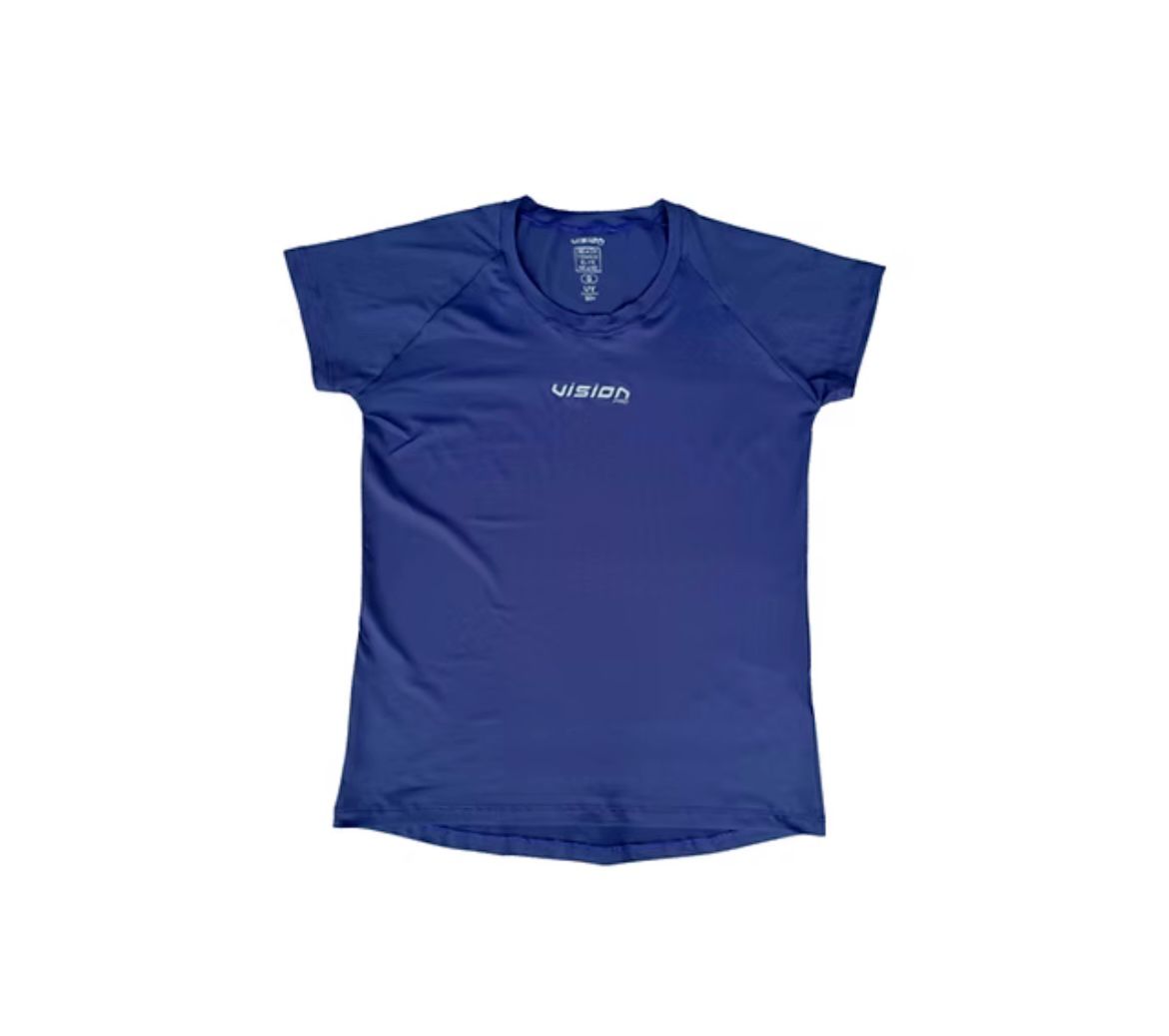 Camisa Baby Look Blue