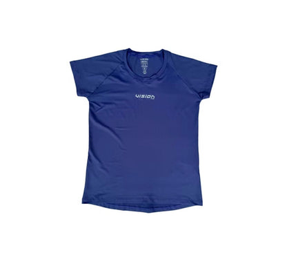 Camisa Baby Look Blue